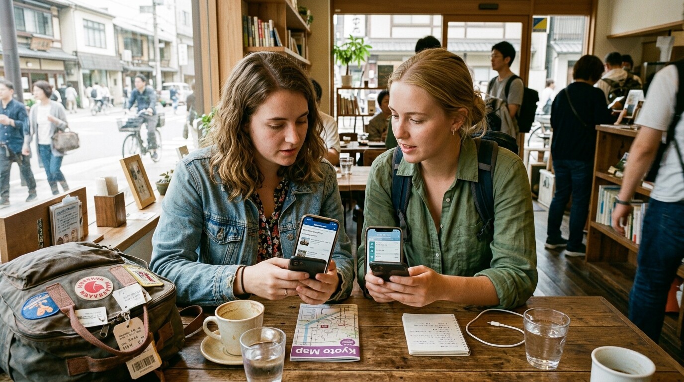 Photograph illustrating The Official App vs. Online Booking Agencies