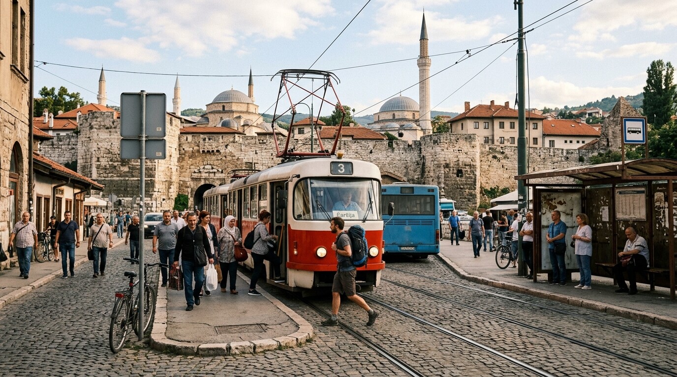 Photograph illustrating Transport Connections: Getting to the Ol
